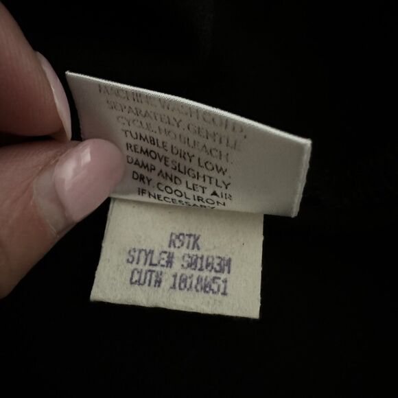 Eileen Fisher Black Skirt Size Large Viscose Nylon‎ Blend Lagenlook Minimalistic - Picture 8 of 8